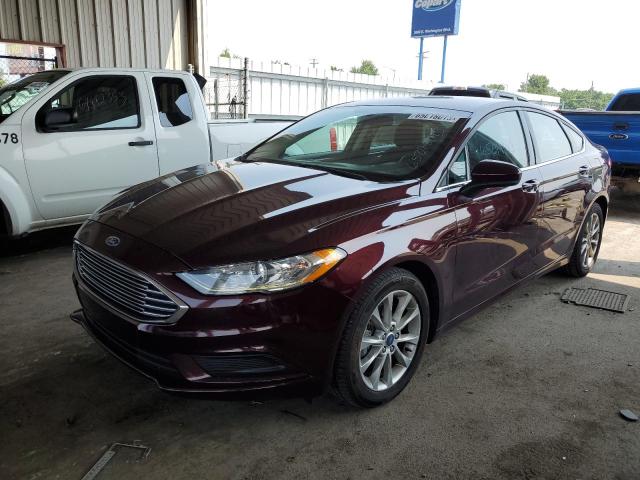 FORD FUSION SE 2017 with VIN 3FA6P0H79HR395157 - Photo from auction