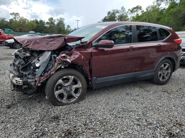 HONDA CR-V EX 2017 with VIN 7FARW1H56HE007709 - Photo from auction