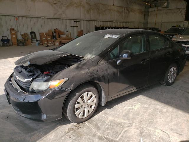 HONDA CIVIC LX 2012 with VIN 19XFB2F59CE033710 - Photo from auction