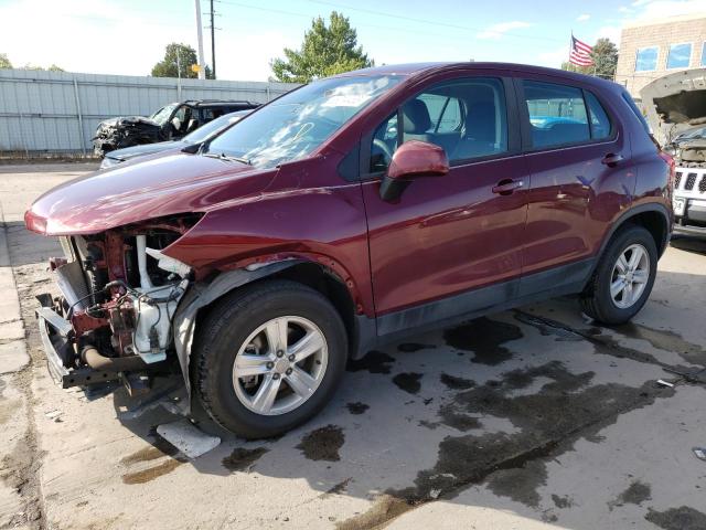 CHEVROLET TRAX LS 2017 with VIN 3GNCJNSB8HL160672 - Photo from auction