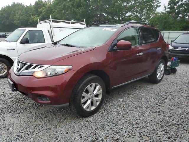 NISSAN MURANO S 2012 with VIN JN8AZ1MW3CW213917 - Photo from auction