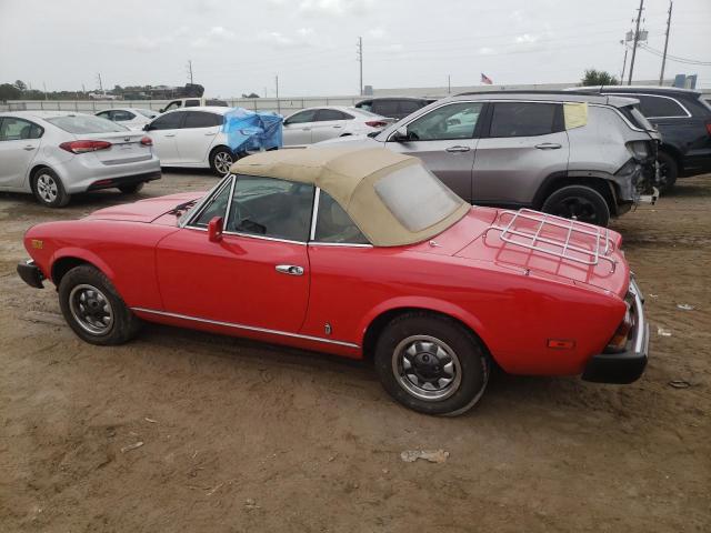 Photo 2 from auction – 1982 FIAT 124 SPIDER with VIN ZFAAS00B3C5001240