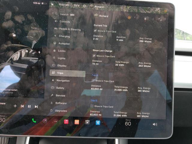 Photo 9 from auction – 2019 TESLA MODEL 3 with VIN 5YJ3E1EA6KF314987