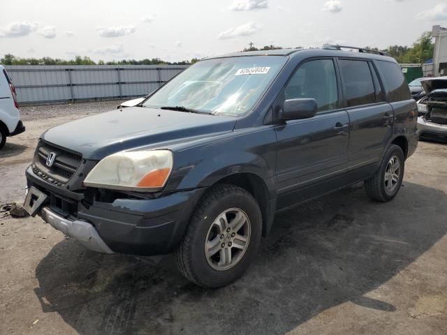 HONDA PILOT EXL 2005 with VIN 5FNYF18555B045175 - Photo from auction