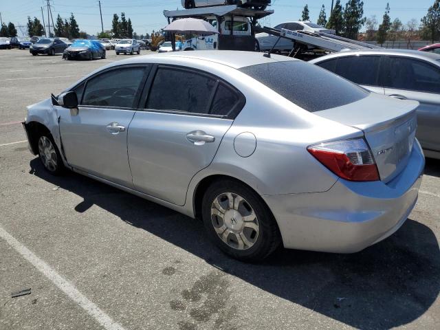 Photo 2 from auction – 2012 HONDA CIVIC HYBR with VIN JHMFB4F30CS010550