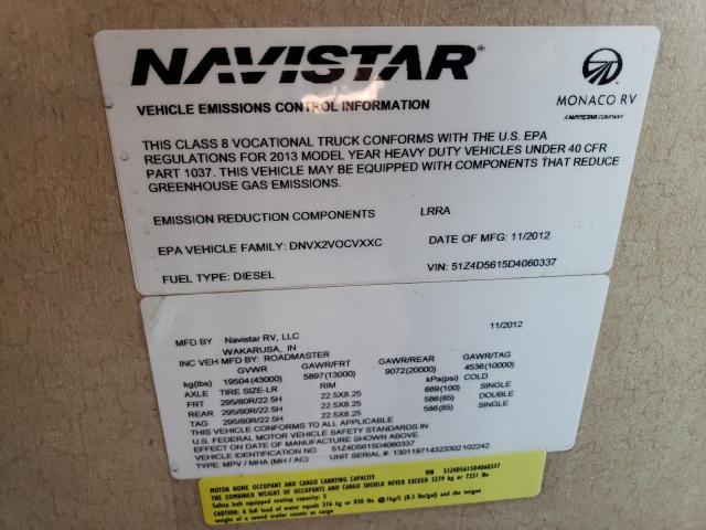 Photo 10 from auction – 2013 ROADMASTER RAIL MONOCOQUE with VIN 51Z4D5615D4060337