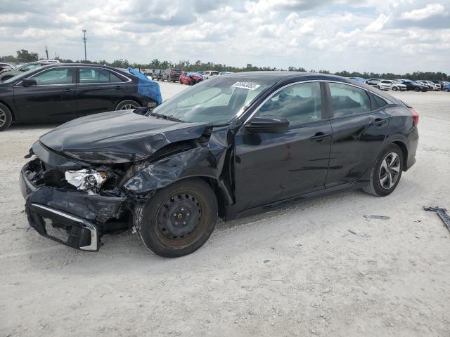 HONDA CIVIC LX 2019 with VIN 19XFC2F61KE044947 - Photo from auction