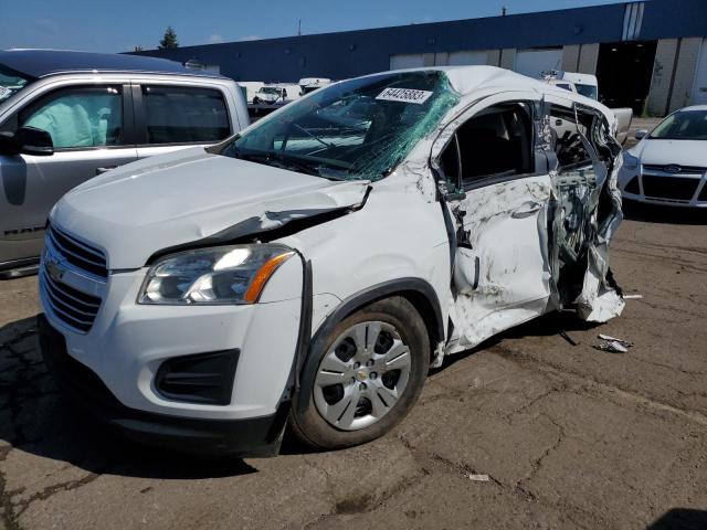 CHEVROLET TRAX LS 2016 with VIN KL7CJKSBXGB659445 - Photo from auction