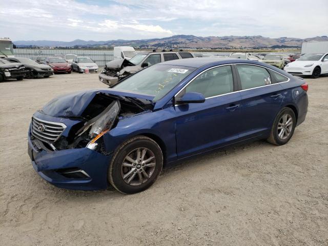 HYUNDAI SONATA SE 2017 with VIN 5NPE24AF1HH505151 - Photo from auction