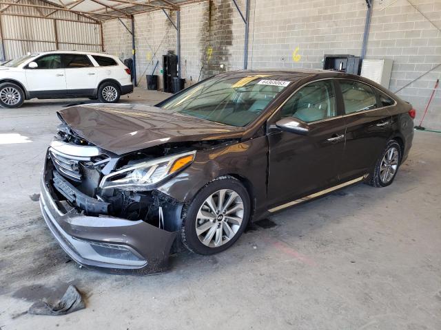 HYUNDAI SONATA SPO 2017 with VIN 5NPE34AF4HH574560 - Photo from auction