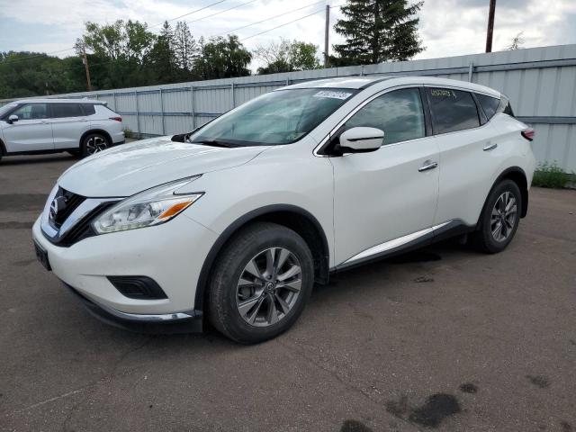 NISSAN MURANO S 2016 with VIN 5N1AZ2MH6GN127995 - Photo from auction