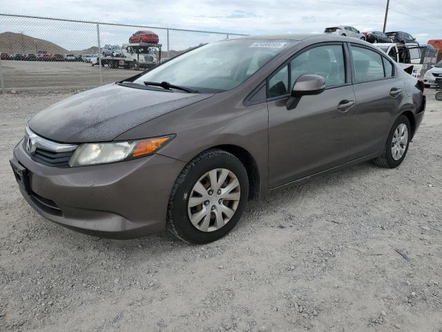 HONDA CIVIC LX 2012 with VIN 2HGFB2F55CH535989 - Photo from auction