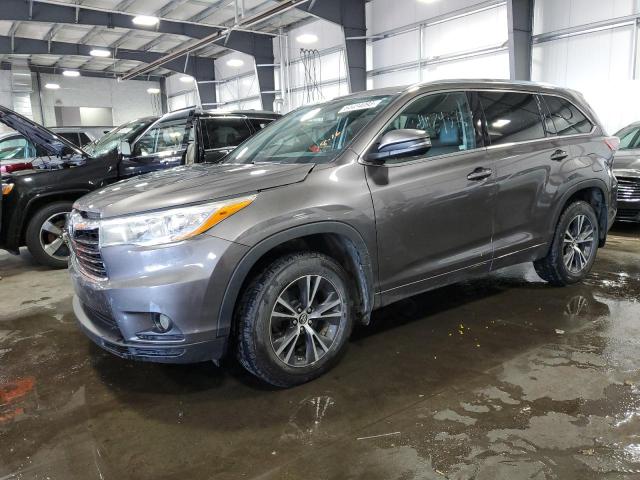 TOYOTA HIGHLANDER 2016 with VIN 5TDJKRFHXGS296913 - Photo from auction
