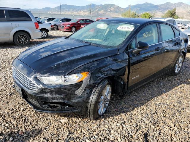 FORD FUSION SE 2017 with VIN 3FA6P0LU3HR318393 - Photo from auction