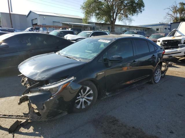 TOYOTA COROLLA LE 2020 with VIN JTDEBRBE2LJ031102 - Photo from auction