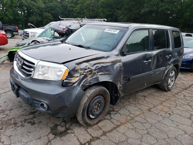 HONDA PILOT EXLN 2012 with VIN 5FNYF4H71CB020967 - Photo from auction