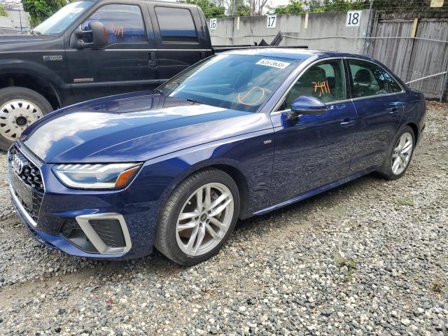AUDI A4 PREMIUM 2022 with VIN WAUEAAF40NA035896 - Photo from auction