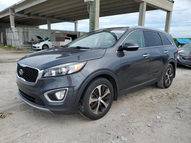 KIA SORENTO EX 2017 with VIN 5XYPH4A58HG306524 - Photo from auction