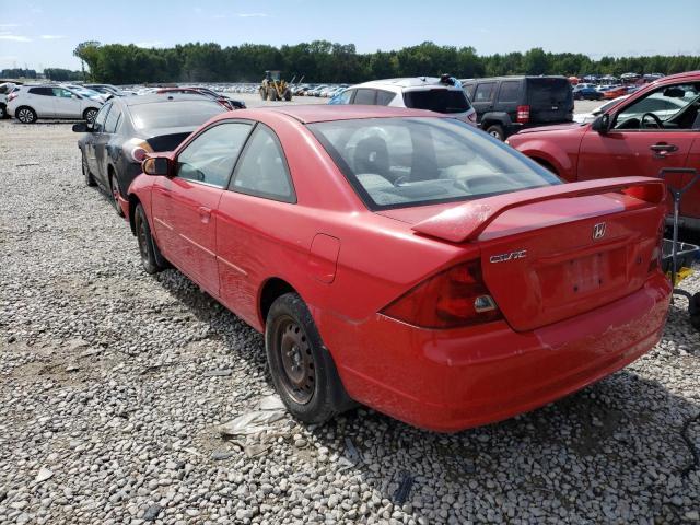 Photo 2 from auction – 2002 HONDA CIVIC EX with VIN 1HGEM21912L045390