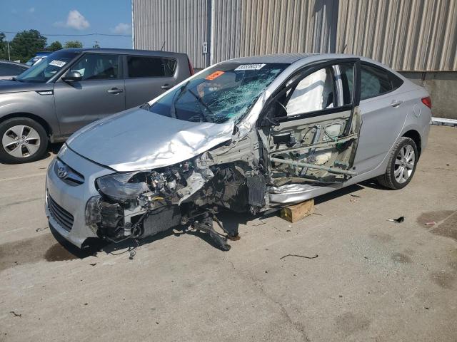 HYUNDAI ACCENT GLS 2014 with VIN KMHCU4AEXEU596281 - Photo from auction