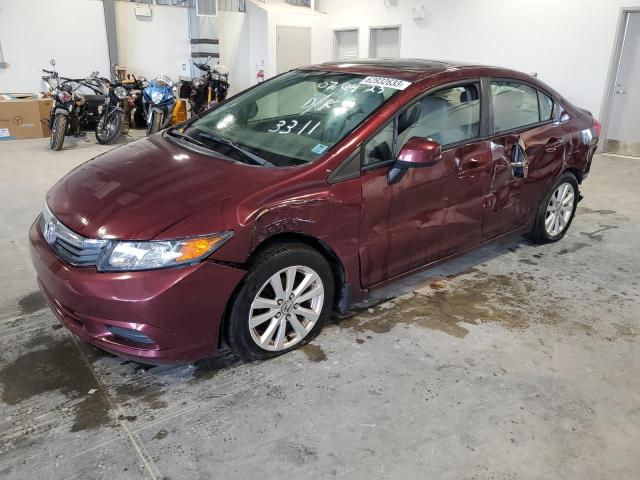 Photo 1 from auction – 2012 HONDA CIVIC LX with VIN 2HGFB2F58CH013311