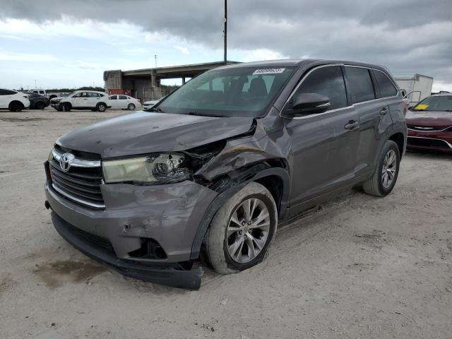 TOYOTA HIGHLANDER 2015 с VIN 5TDZKRFH8FS088465 - Снимка от търг