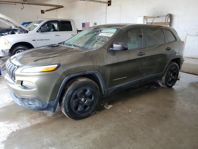 JEEP CHEROKEE S 2015 with VIN 1C4PJMAB2FW661473 - Photo from auction