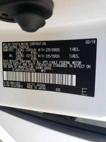 Photo 14 from auction – 2018 LEXUS RX 350 L with VIN JTJGZKCA9J2003535
