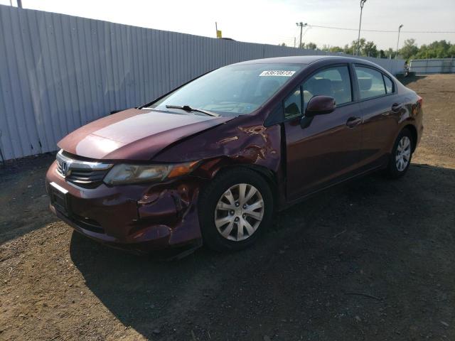 HONDA CIVIC LX 2012 with VIN 2HGFB2F56CH591357 - Photo from auction