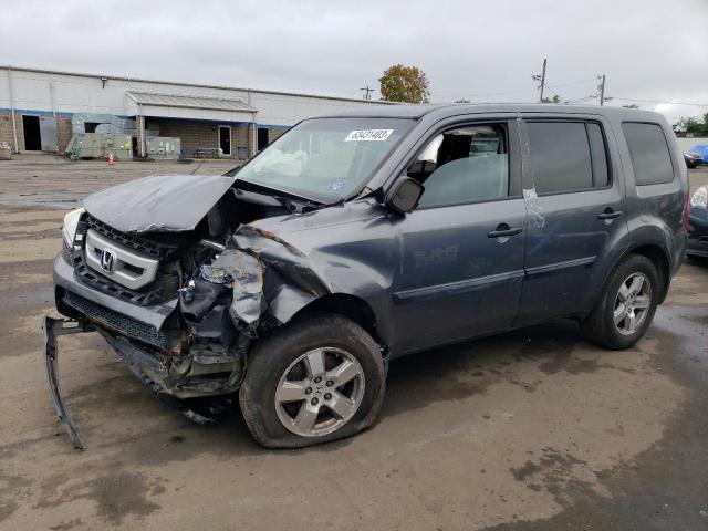 HONDA PILOT LX 2011 with VIN 5FNYF4H29BB043450 - Photo from auction