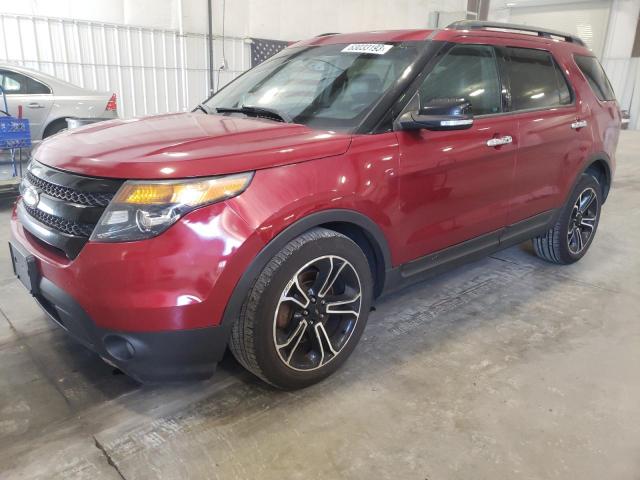 FORD EXPLORER S 2013 with VIN 1FM5K8GT6DGC10352 - Photo from auction