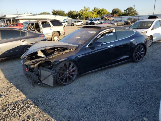 TESLA MODEL S 2014 with VIN 5YJSA1H21EFP68130 - Photo from auction