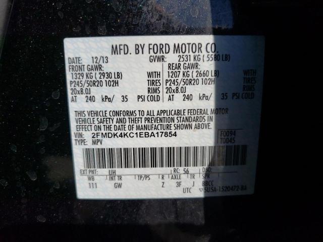 Photo 14 from auction – 2014 FORD EDGE LIMIT with VIN 2FMDK4KC1EBA17854