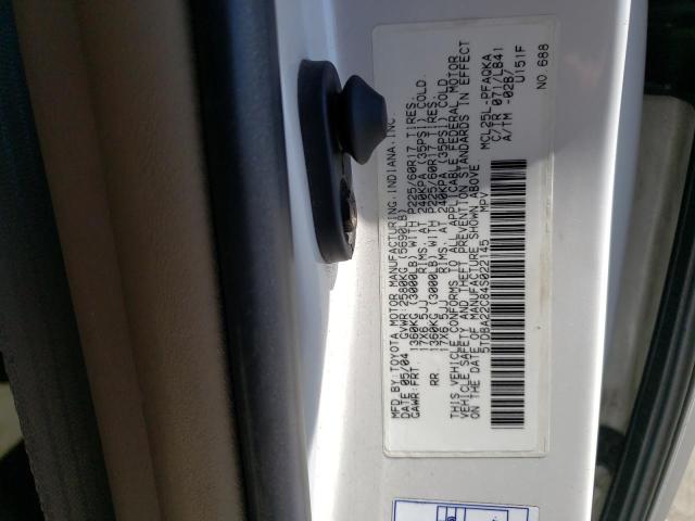 Photo 14 from auction – 2004 TOYOTA SIENNA XLE with VIN 5TDBA22C84S022145