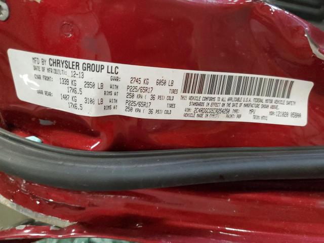 Photo 14 from auction – 2014 DODGE GRAND CARA with VIN 2C4RDGCG5ER254250