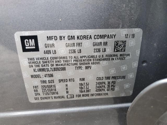 Photo 14 from auction – 2020 BUICK ENCORE GX with VIN KL4MMESL7LB092088