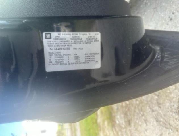 Photo 10 from auction – 2007 GMC NEW SIERRA with VIN 2GTEC638671637829