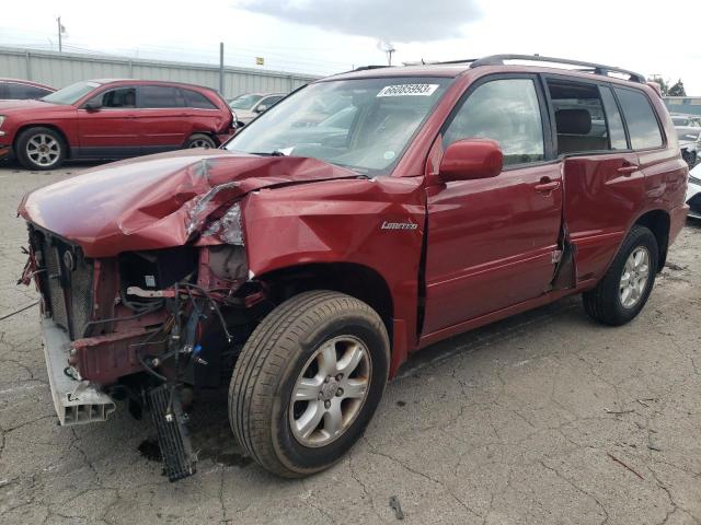TOYOTA HIGHLANDER 2002 with VIN JTEHF21A720074924 - Photo from auction