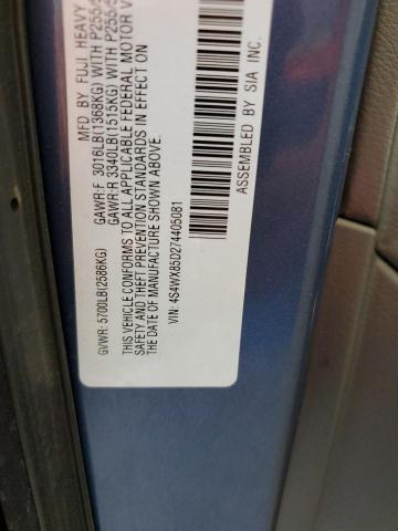 Photo 14 from auction – 2007 SUBARU B9 TRIBECA with VIN 4S4WX85D274405081