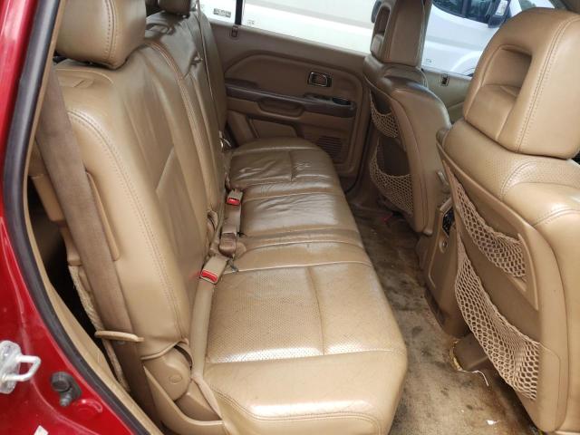 Photo 11 from auction – 2005 HONDA PILOT EXL with VIN 5FNYF18635B028383