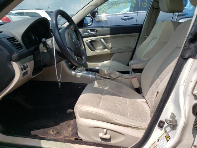 Photo 7 from auction – 2009 SUBARU LEGACY 2.5 with VIN 4S3BL616497228383