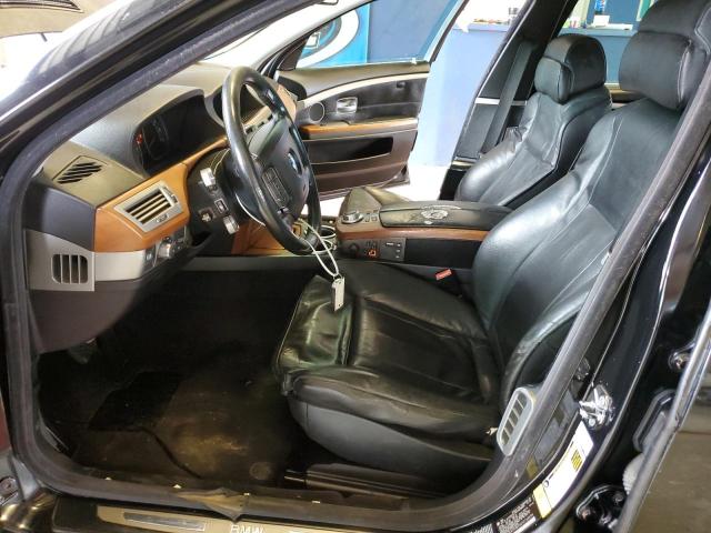 Photo 7 from auction – 2007 BMW 750 with VIN WBAHN83507DT68494