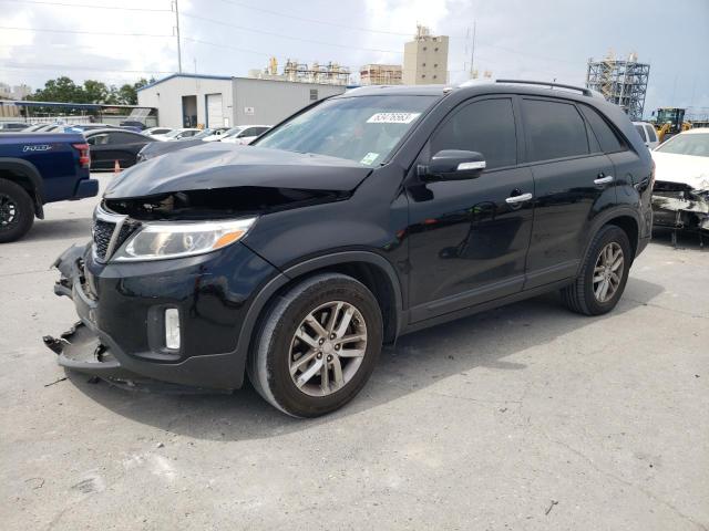KIA SORENTO LX 2014 with VIN 5XYKT4A68EG534391 - Photo from auction