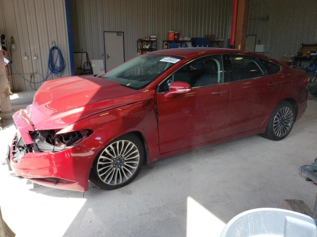 FORD FUSION SE 2017 with VIN 3FA6P0T99HR127332 - Photo from auction