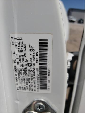 Photo 14 from auction – 2015 ACURA RDX with VIN 5J8TB3H32FL018077