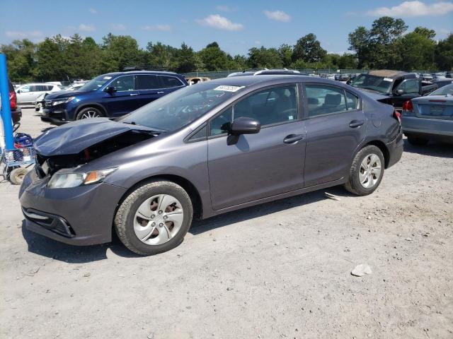 Photo 1 from auction – 2014 HONDA CIVIC LX with VIN 19XFB2F59EE037453