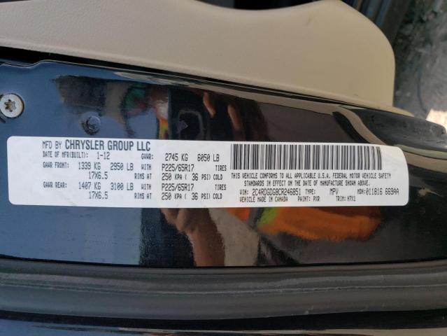 Photo 14 from auction – 2012 DODGE GRAND CARA with VIN 2C4RDGDG8CR246851