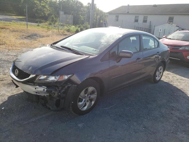 HONDA CIVIC LX 2014 with VIN 19XFB2F57EE252166 - Photo from auction