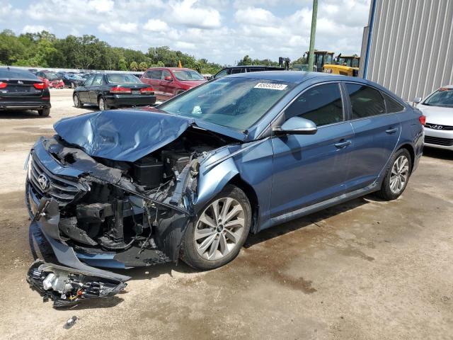 HYUNDAI SONATA SPO 2015 with VIN 5NPE34AF9FH238481 - Photo from auction