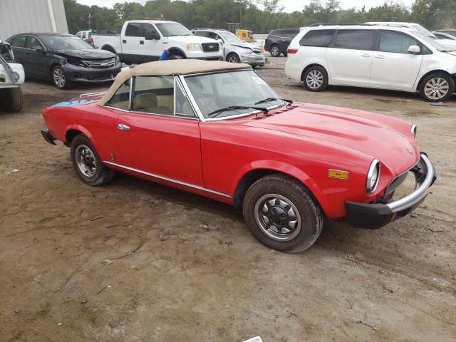Photo 4 from auction – 1982 FIAT 124 SPIDER with VIN ZFAAS00B3C5001240